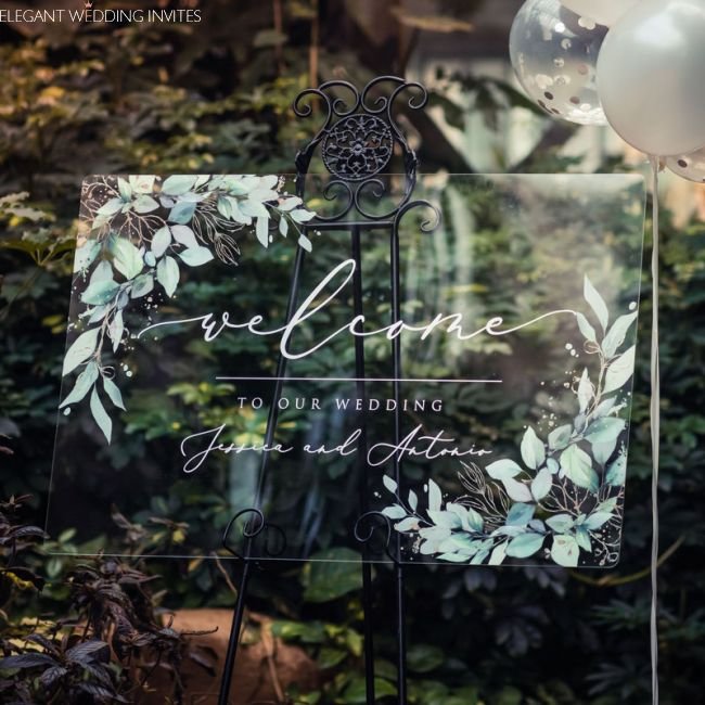 acrylic_welcome_sign_watercolor_gold_leaves-ewsg041 Acrylic Welcome Sign Watercolor Gold Leaves Ewsg041