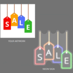 custom led logo neon signs