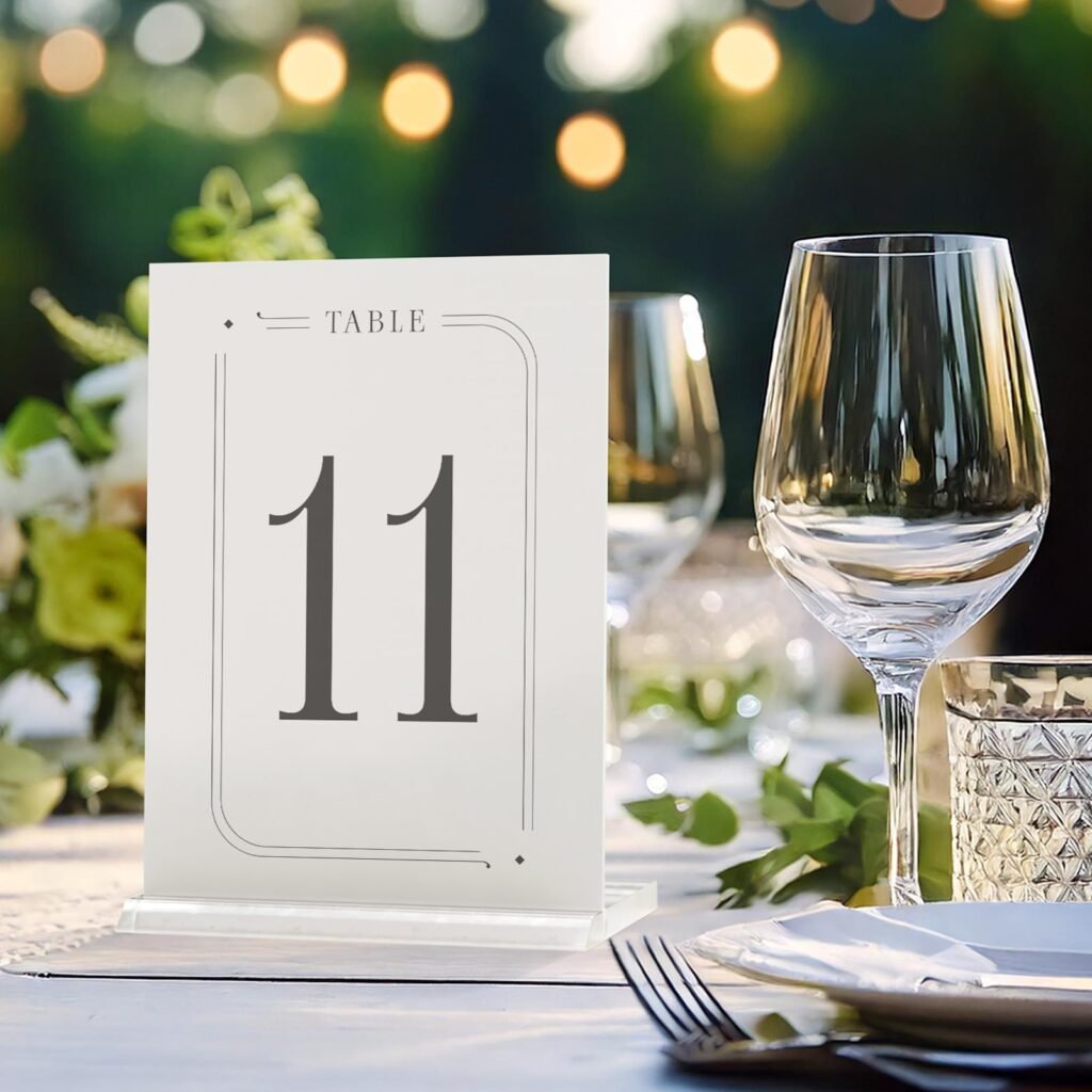 Plastic Table Top Signs