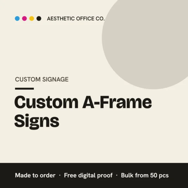 Custom A-Frame Signs