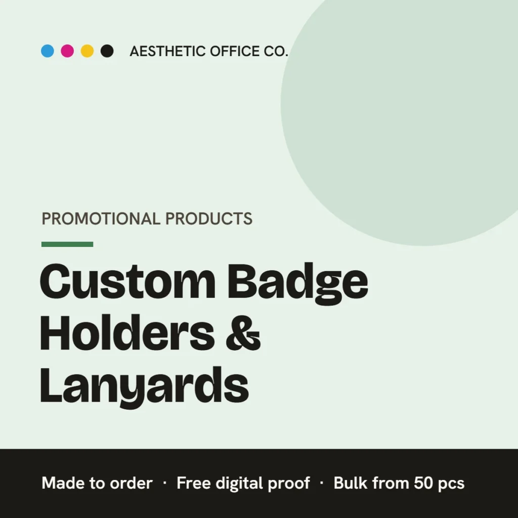 Badge Holders & Lanyards