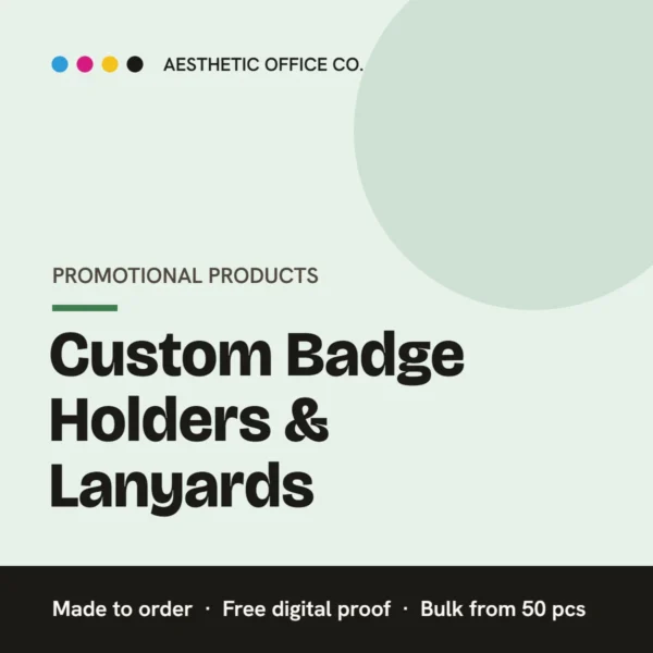 Custom Badge Holders & Lanyards