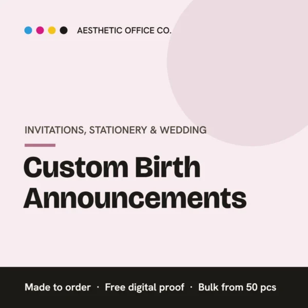 Custom Birth Announcements
