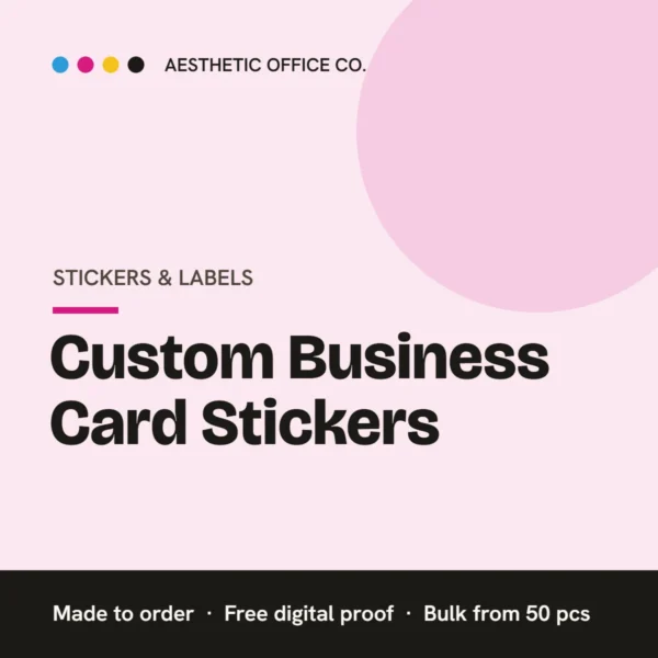 Custom Business Card Stickers