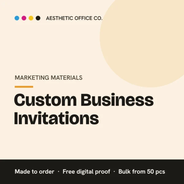 Custom Business Invitations