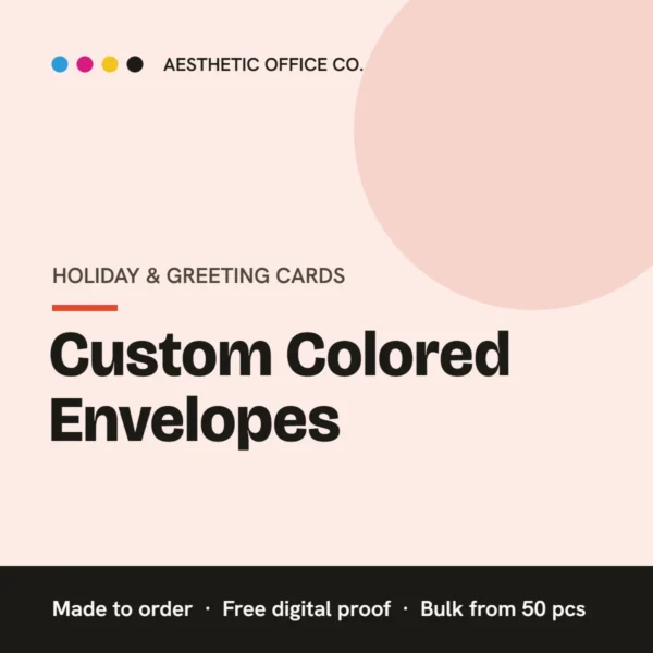 Custom Colored Envelopes