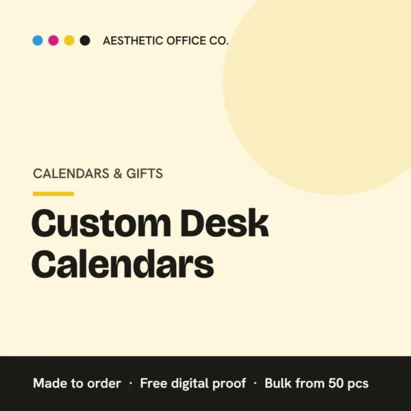 Custom Desk Calendars