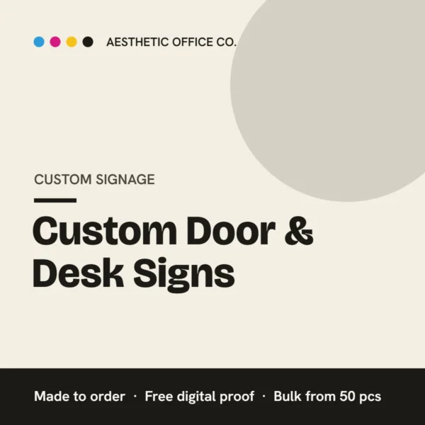 Custom Door & Desk Signs