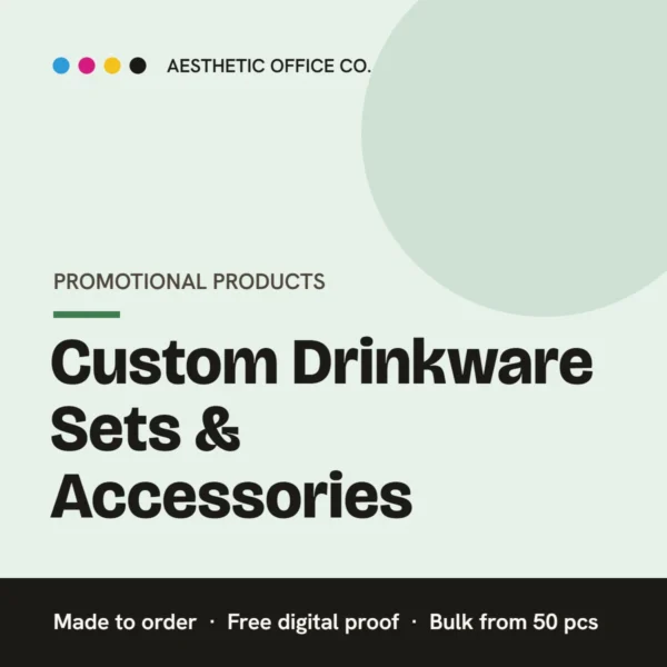 Custom Drinkware Sets & Accessories