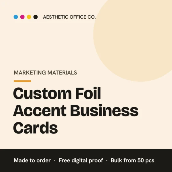 Custom Foil Accent Business Cards