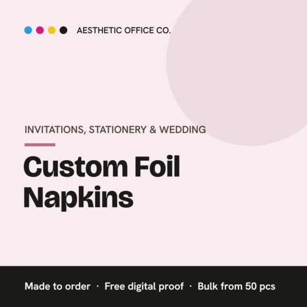 Custom Foil Napkins