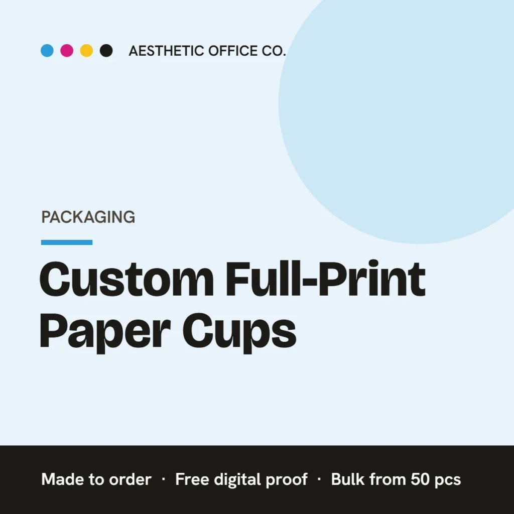Full-Print Paper Cups