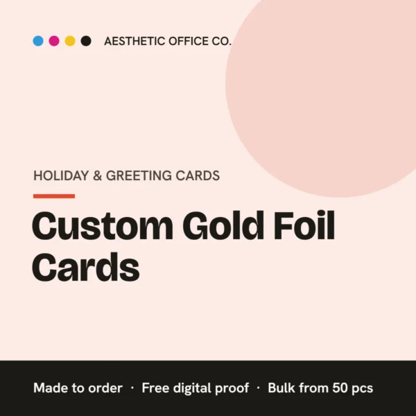 Custom Gold Foil Cards