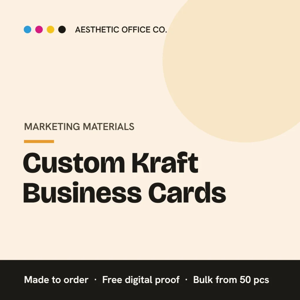 Kraft Business Cards