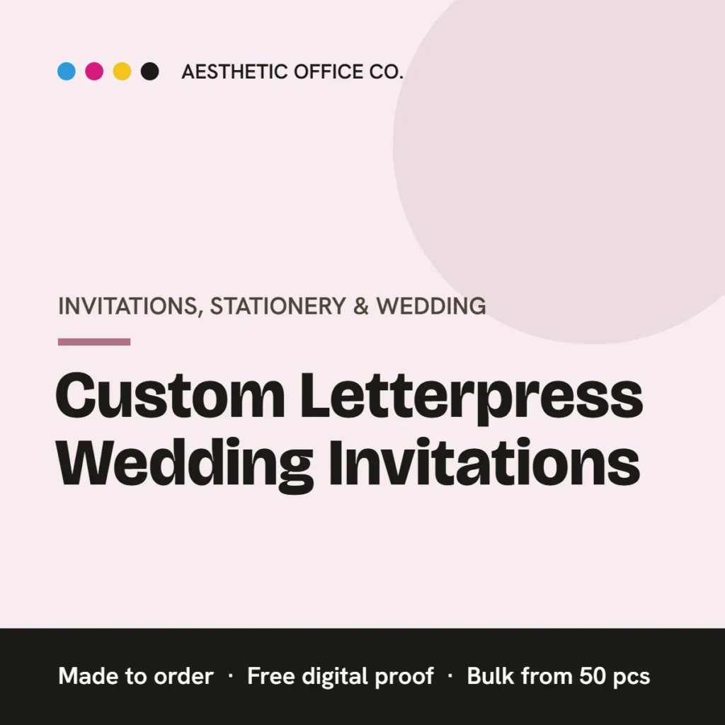 Letterpress Wedding Invitations