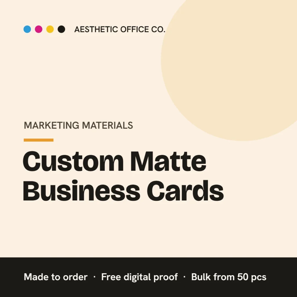 Matte Business Cards