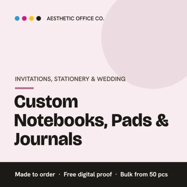 Custom Notebooks, Pads & Journals
