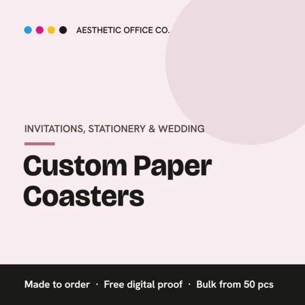Custom Paper Coasters