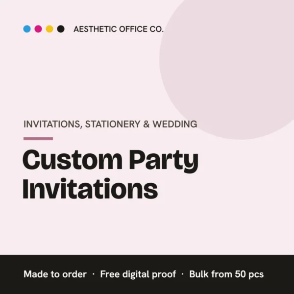 Custom Party Invitations