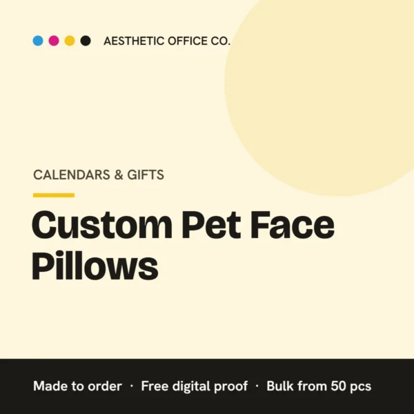 Custom Pet Face Pillows