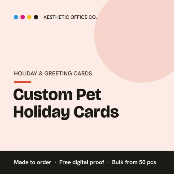 Custom Pet Holiday Cards