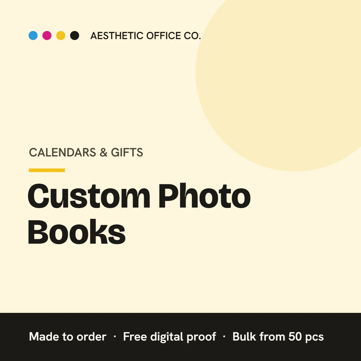Custom Photo Books – custom printed by Aesthetic Office Co.