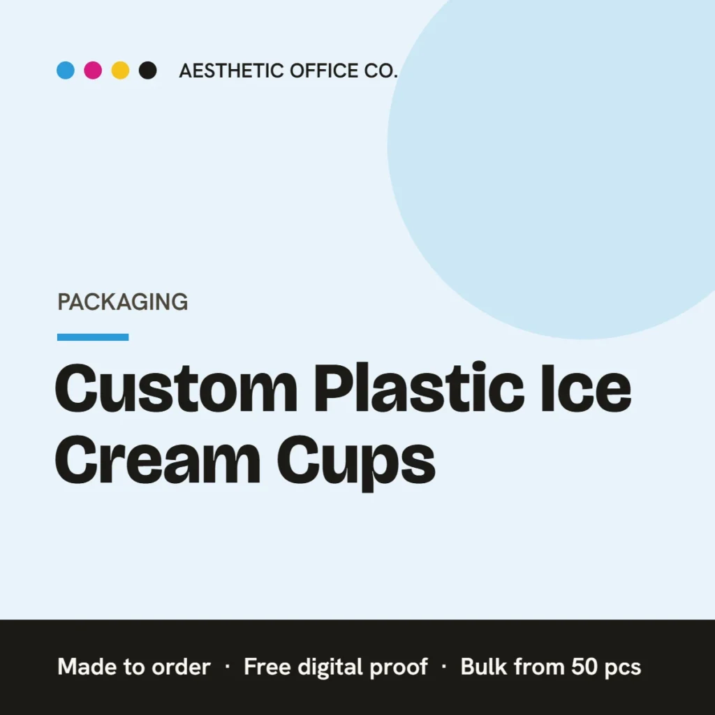 Plastic Ice Cream Cups