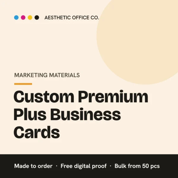 Custom Premium Plus Business Cards