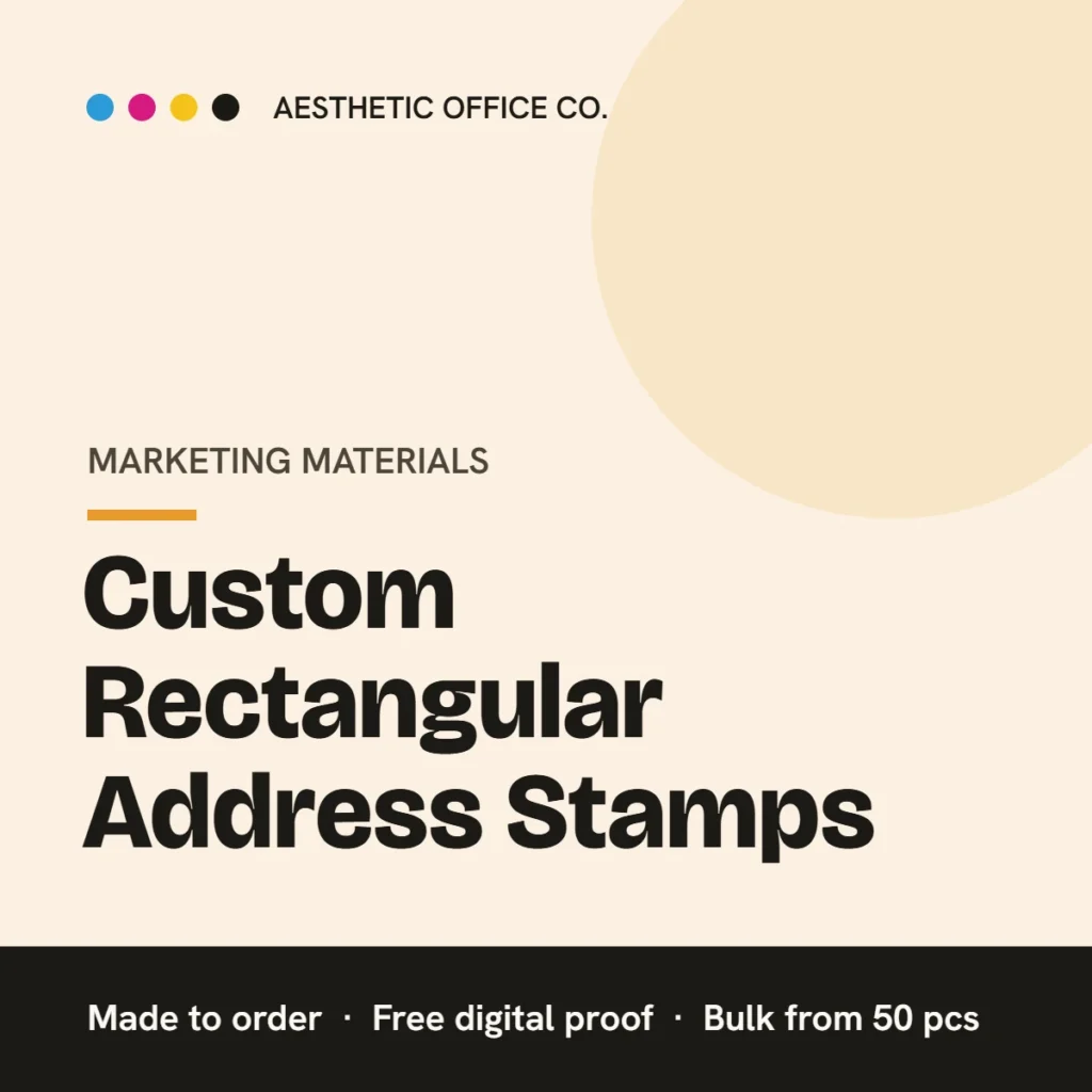 Rectangular Address Stamps