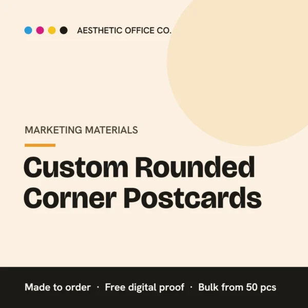 Custom Rounded Corner Postcards
