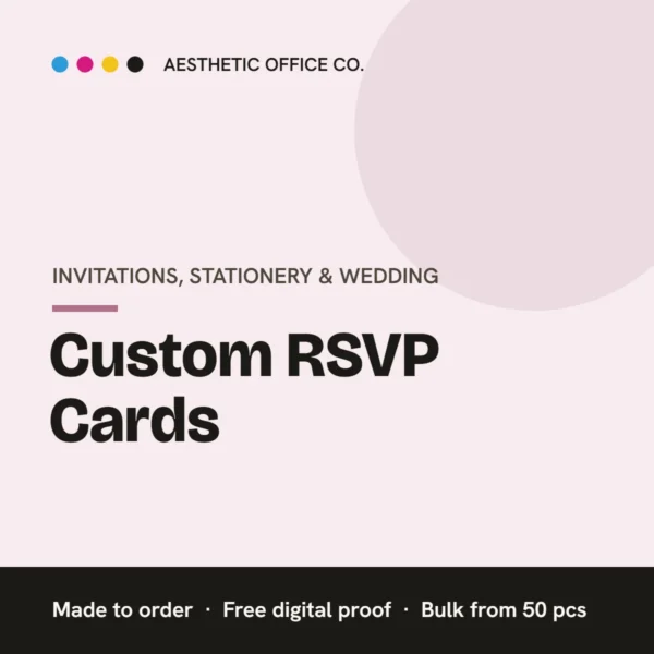 Custom RSVP Cards