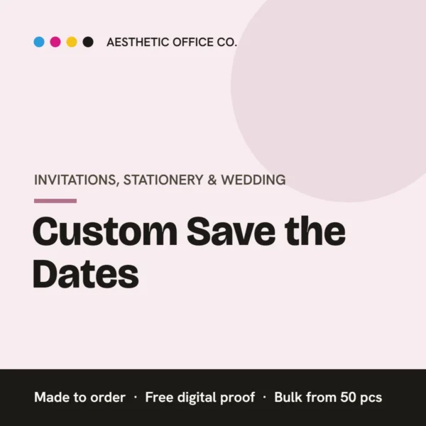 Custom Save the Dates