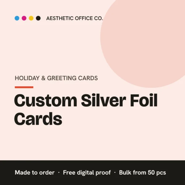 Custom Silver Foil Cards