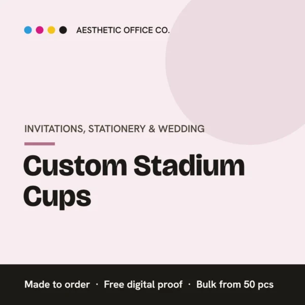 Custom Stadium Cups