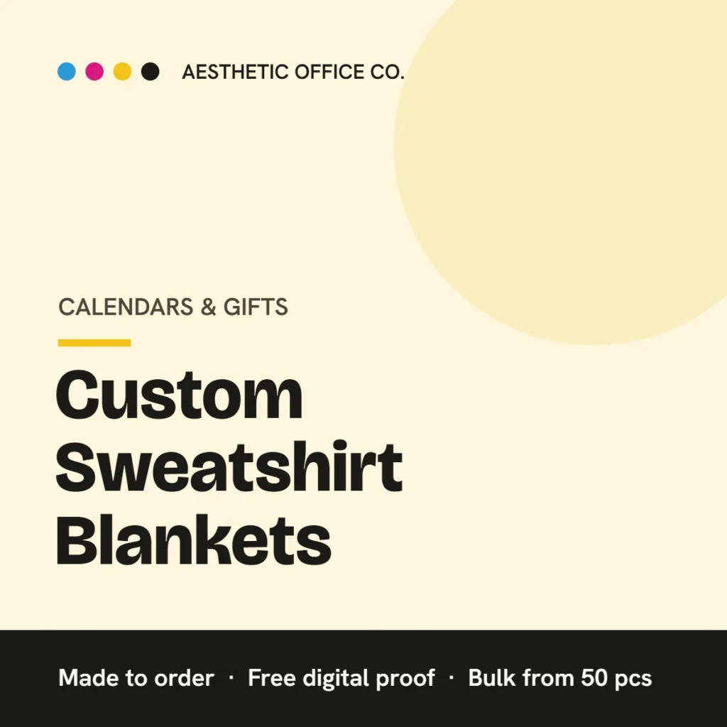 Custom Sweatshirt Blankets