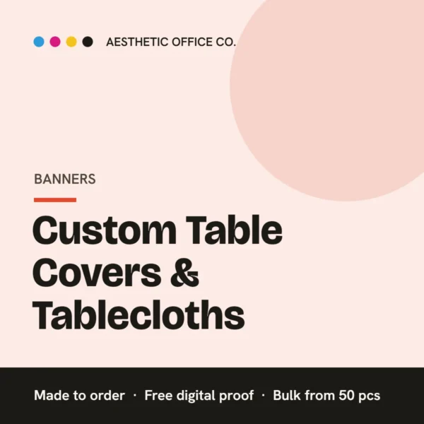 Custom Table Covers & Tablecloths