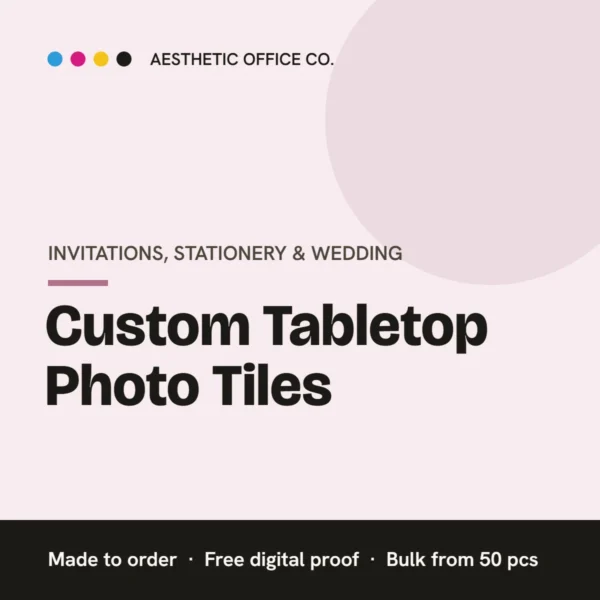 Custom Tabletop Photo Tiles