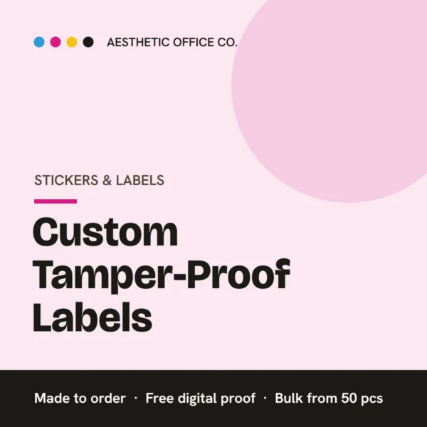 Custom Tamper-Proof Labels