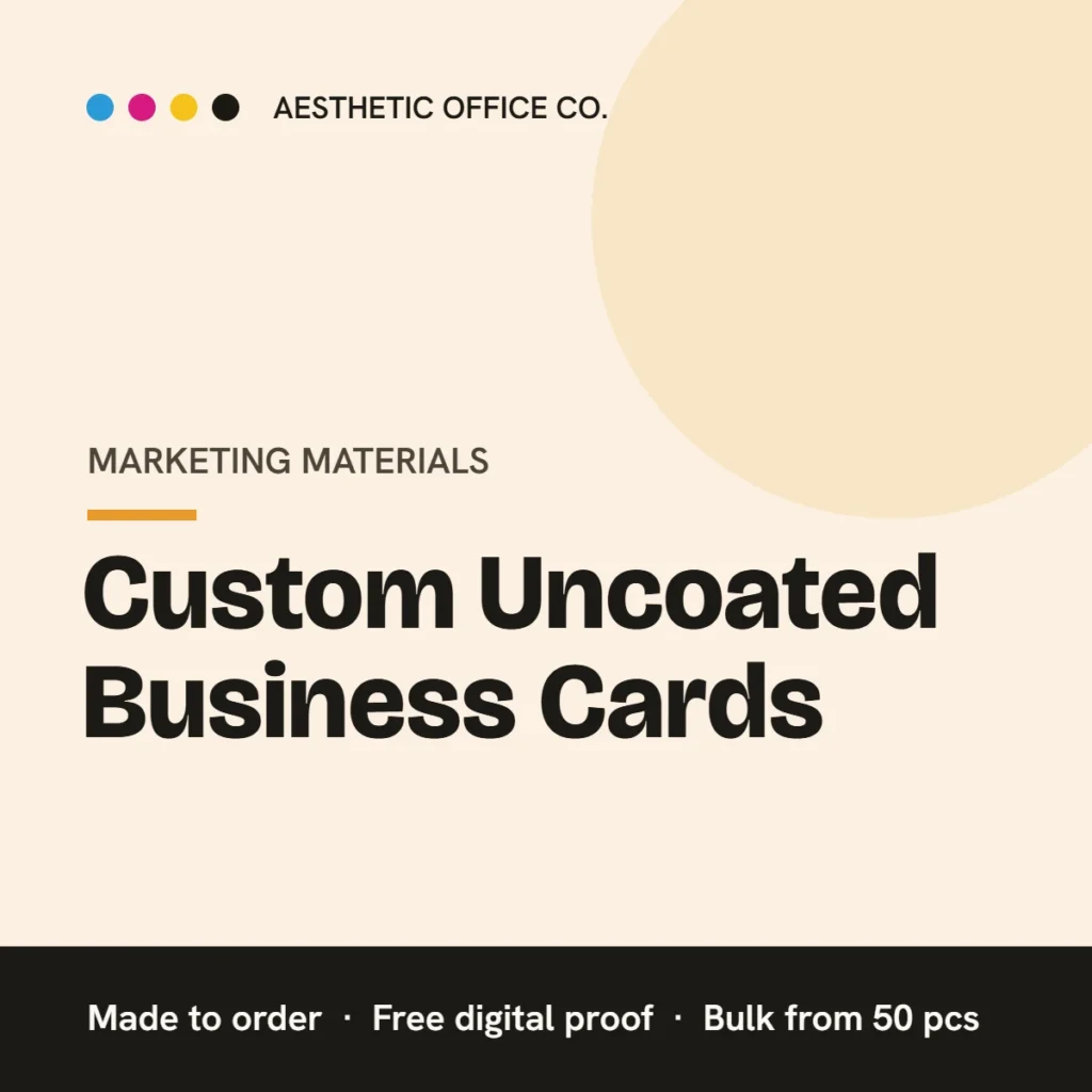 Uncoated Business Cards