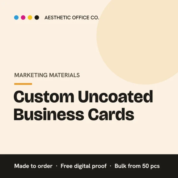 Custom Uncoated Business Cards
