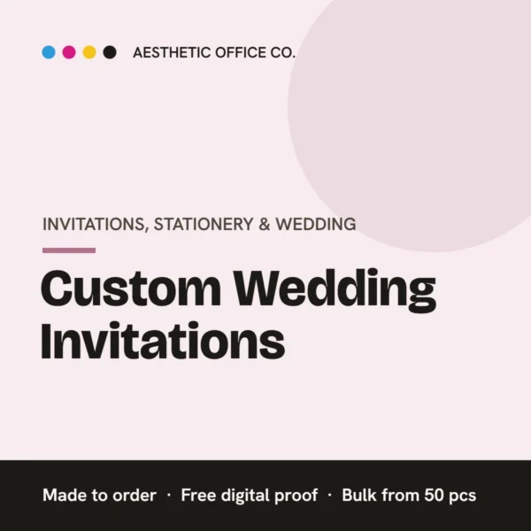 Custom Wedding Invitations