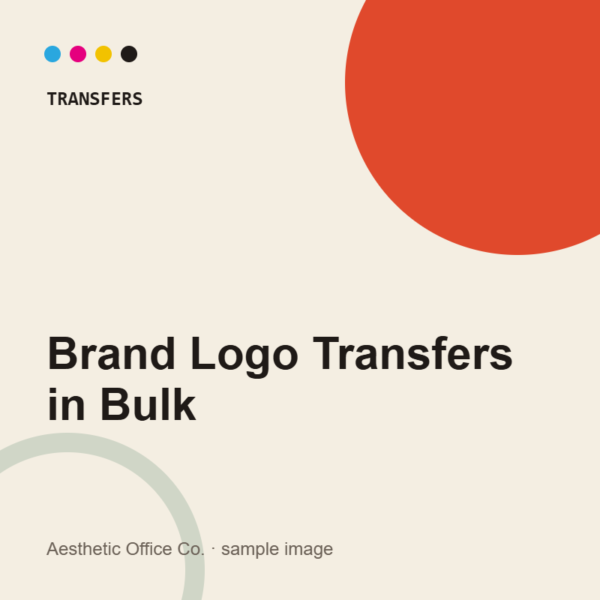 Custom Brand Logo Transfers in Bulk