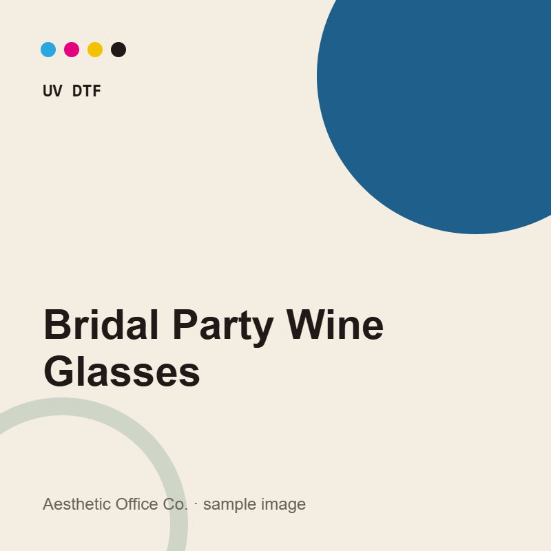UV DTF Wine Glasses