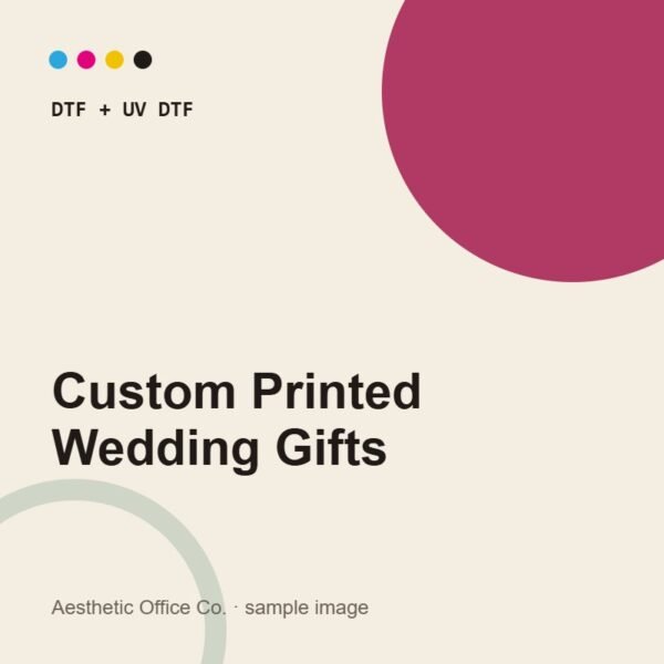 Custom Printed Wedding Gifts