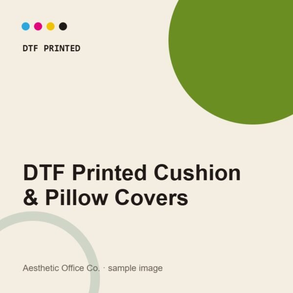 Custom DTF Printed Cushion & Pillow Covers