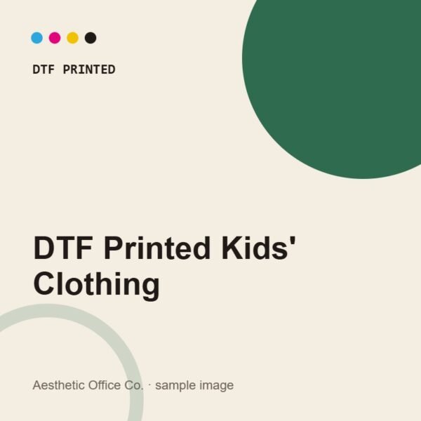Custom DTF Printed Kids' Clothing