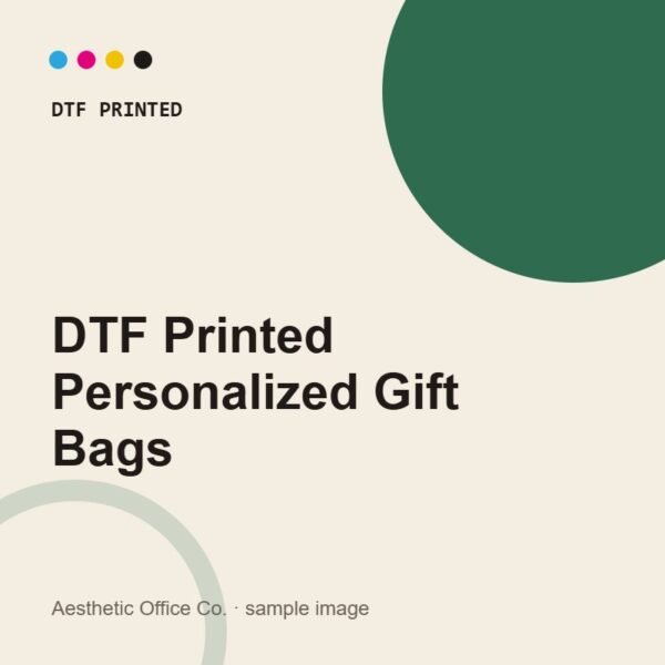 Custom DTF Printed Personalized Gift Bags