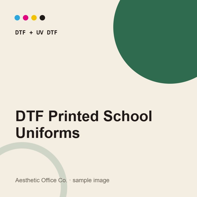DTF Printed School Uniforms