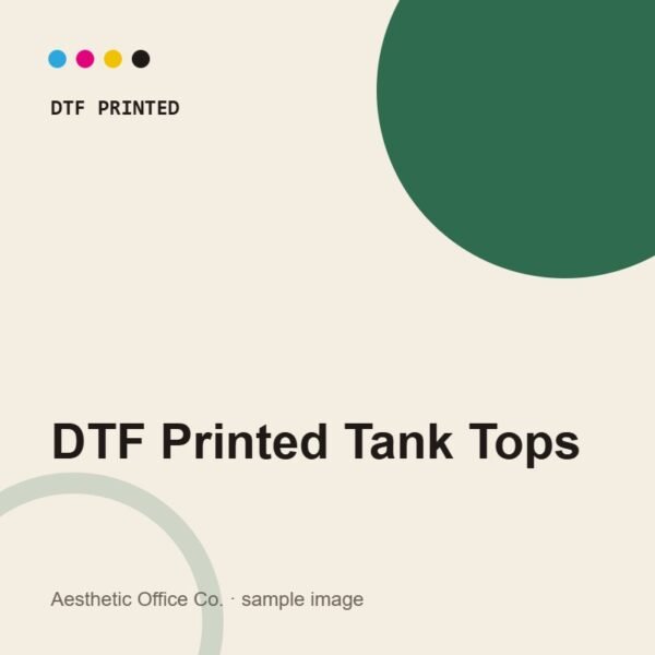 Custom DTF Printed Tank Tops