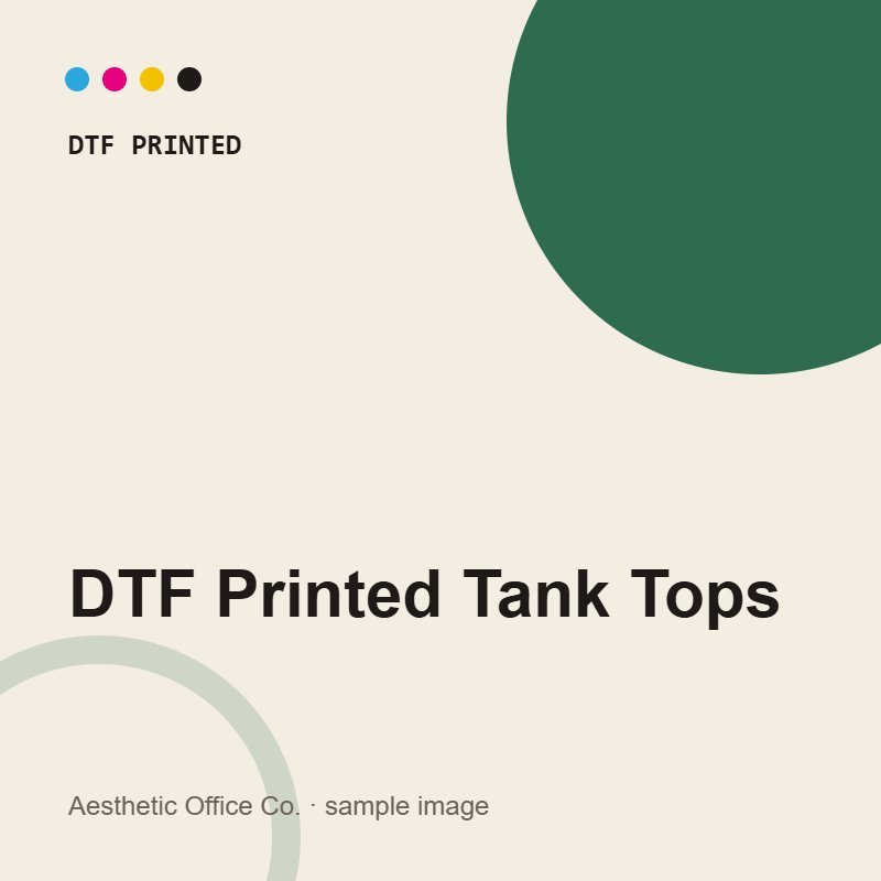 DTF Printed Tank Tops